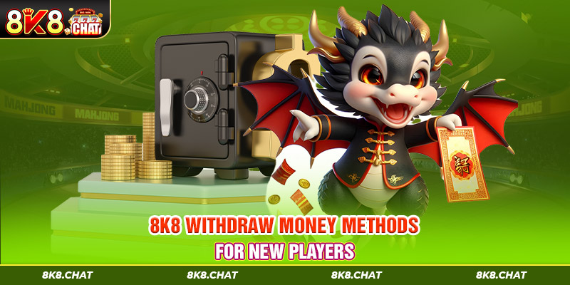 8K8 withdraw money methods for new players